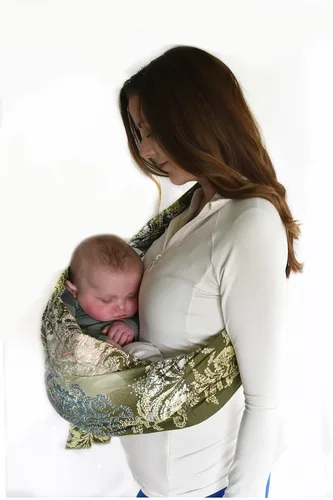 Vista 8 de lite-on-shoulder bebé sling, Aegean