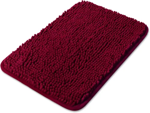 Vista 20 de Yeaban Alfombras pequeñas de baño de felpilla de 12 x 12 pulgadas, absorbentes y lavables, antideslizantes, de felpa y suaves para baño, ducha