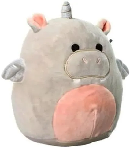 Vista 2 de Squishmallows Peluche de Haizley The Hippo Hippocorn de 14 pulgadas, añade Haizley a tu escuadrón, juguete de peluche grande de animal de peluche