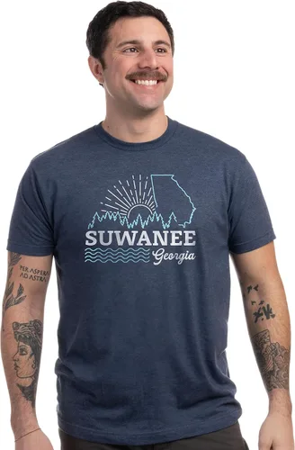 Vista 2 de Ciudades y sitios de Georgia - Southern Honetown GA State Pride Tee Shirt