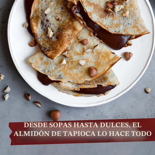 Vista 4 de Roots Circle Almidón de Tapioca Totalmente Natural Harina sin GMO y sin Gluten con Sin Conservantes Kosher para Pésaj Espesante para Sopas