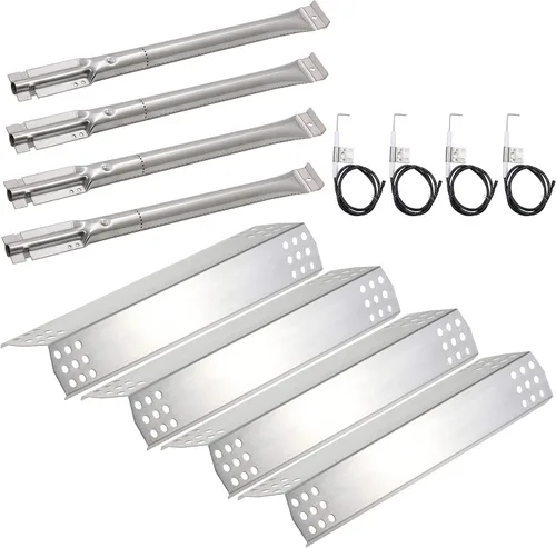 Vista 9 de Hisencn Piezas de parrilla para Kitchen Aid 720-0954, 720-0954GA, 720-0733 Plateado y negro