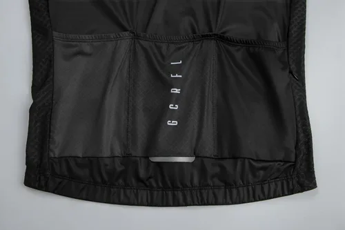 Vista 4 de GCRFL Conjunto de camiseta de ciclismo para hombre, manga corta, kits de ciclismo, pantalones cortos, bolsillos laterales, ajuste profesional