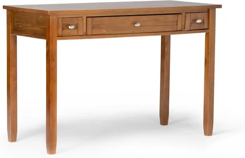 Vista 18 de SIMPLIHOME Warm Shaker - Juego de 2 piezas para oficina en casa, escritorio de madera maciza de 48 pulgadas Marrón castaño