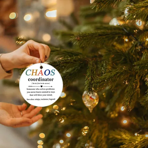 Vista 6 de Regalos para compañeras de trabajo para mujeres, adorno colgante de amistad de Navidad 2025, regalos de inspiración de agradecimiento