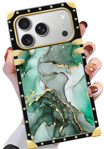 Vista 94 de Funda compatible con iPhone X/Xs, TPU suave de lujo y parte trasera de policarbonato duro para niñas y mujeres, funda protectora a prueba de golpes