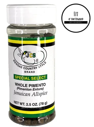 Vista 3 de Pimento entero Jamaican Allspice (Pimenton Entero) Botella sellada con ODatzgood (JCS Pack de 1)