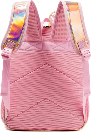 Vista 9 de Mochila para niñas de 16 pulgadas, mochilas para niñas para la escuela, mochila de lentejuelas con lonchera para estudiantes de primaria