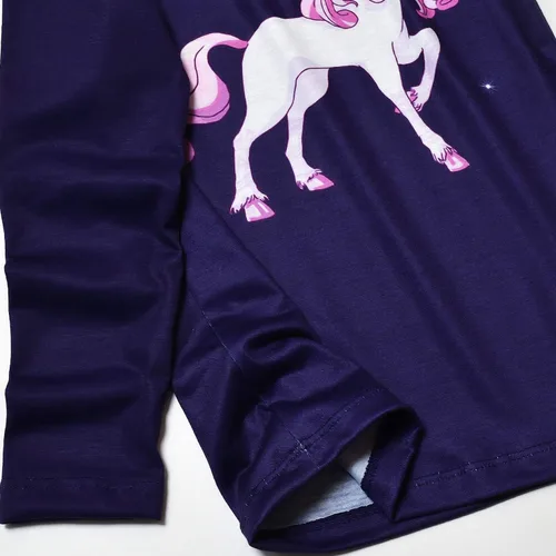 Vista 84 de QPANCY Conjunto de pijamas a juego para niñas y muñecas, pijamas de manga larga para otoño e invierno