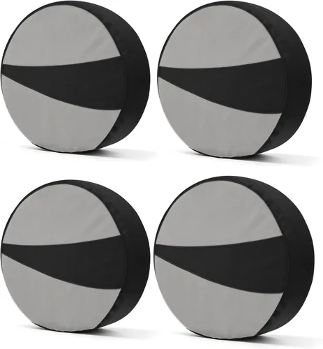 Vista 18 de Explore Land - Fundas para neumáticos, 4 unidades - Protector resistente de rueda para camionetas, SUV, remolques, cámpers, vehículos recreativos