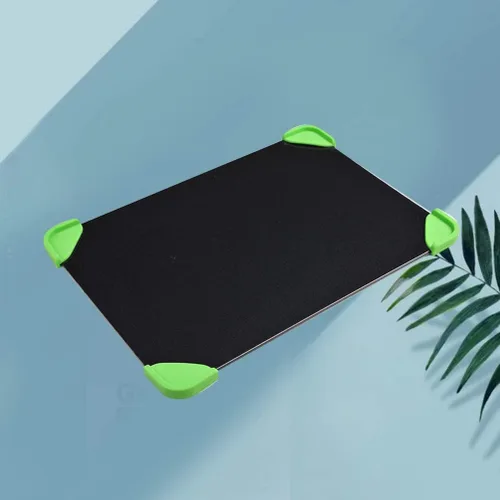 Vista 6 de Happyyami Alfombrilla de descongelación rápida, bandeja de descongelación rápida de aluminio, placa de descongelación rápida, descongelador de carne