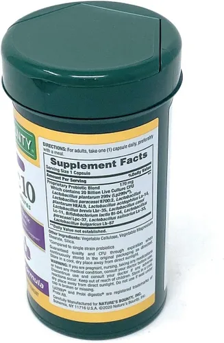Vista 2 de Nature's Bounty Probiótico ultra fuerte 10, 70 cápsulas