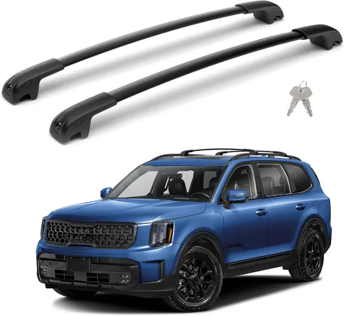 Vista 11 de Barras transversales de techo con cerradura de 300 libras compatibles con VW Atlas 2017-2026