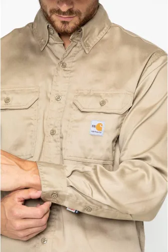 Vista 4 de Carhartt Camisa de sarga ligera resistente al fuego para hombre