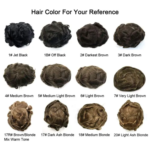 Vista 8 de FACE MIRACLE Completo French Lace Mens Toupee All Lace Hairpiece Natural Hair System Replacement