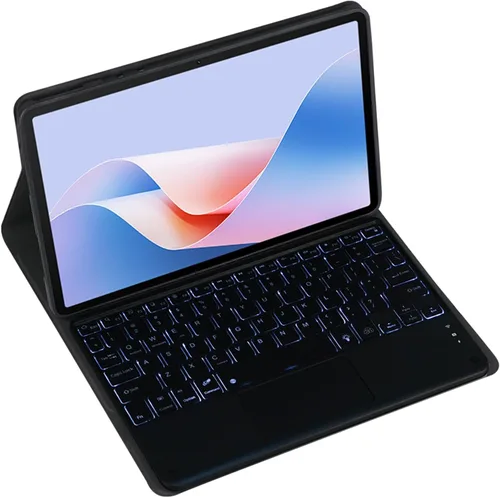Vista 11 de Combo de teclado y mouse inalámbricos desmontable magnético con funda de cuero para Samsung Galaxy Tab A 8.0 8 pulgadas 2019 SM-P200/P205 Tablet