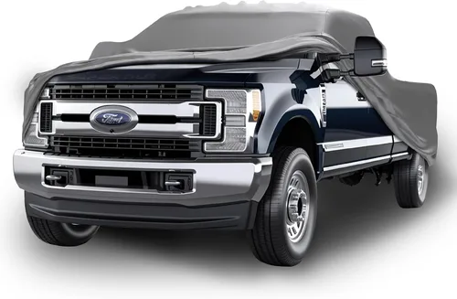 Vista 9 de Funda 5L para camioneta, compatible con Ford F150, F250, F350, F450, F100, F-1, para usarse en exteriores e interiores; protege tu vehículo