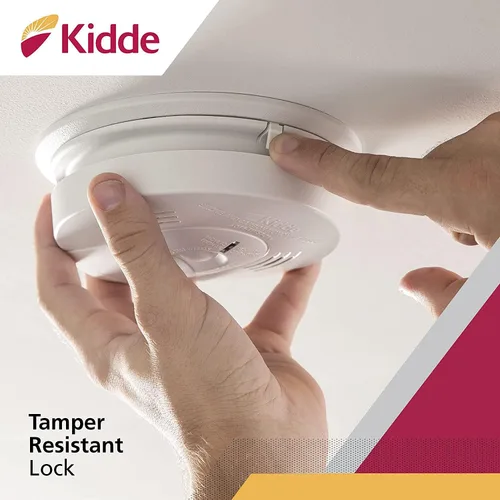 Vista 9 de Kidde Detector de humo y monóxido de carbono con cableado, respaldo de batería, interconectable, indicadores de luz de advertencia LED