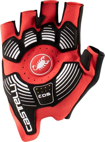 Vista 2 de Castelli Guantes Rosso Corsa Pro V para hombre para ciclismo de carretera y grava l