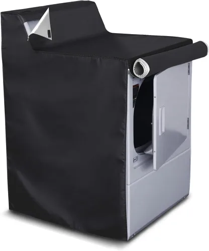 Vista 13 de AKEfit Paquete de 1 funda para lavadora, impermeable, a prueba de polvo, con cremallera y ventana transparente, apta para carga frontal o lavadora