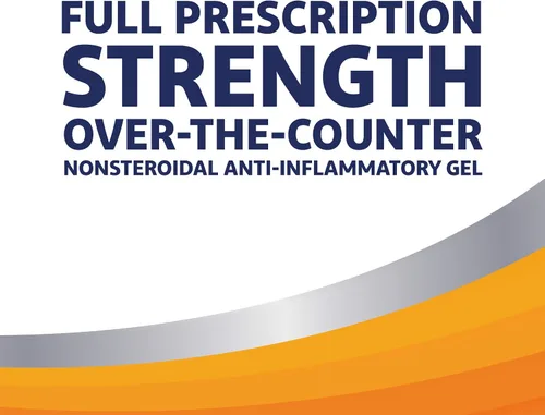 Vista 12 de Voltaren Gel para aliviar el dolor de artritis, diclofenaco sódico, 1% (AINE), potente analgésico clínicamente probado con tapa superior fácil