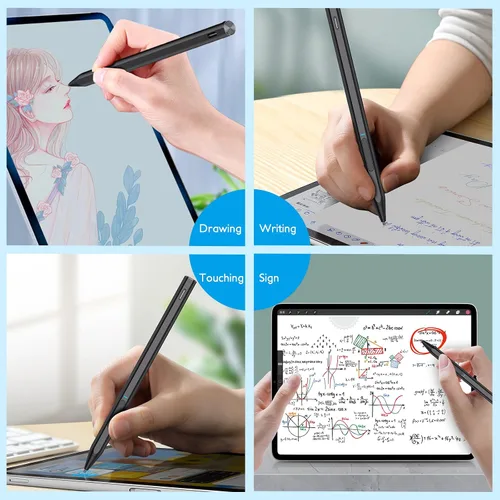 Vista 3 de Lápiz óptico para superficie, compatible con Microsoft Surface Pro X/9/8/7/6/5/4/3/Surface Laptop 5/4/3/2/1/go 3/2/1/Book 2/1/Studio, absorción