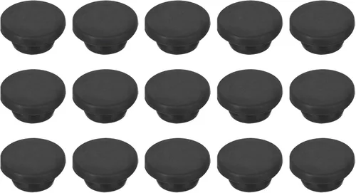 Vista 112 de MECCANIXITY - Tapones de silicona en forma de T (26mm, 1 pulgada de diámetro), color negro
