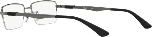 Vista 5 de Ray-Ban RX6263 - Marco rectangular para lentes recetados para hombre color plomizo 2047in Gris plomizo 52 mm