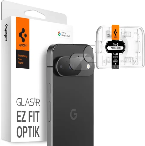 Vista 8 de Spigen Glas.tR EZ FIT Optik - Protector de lente de cámara para Pixel 9 Pro XL GlasTR EZ Fit Optik, 9H+ Tempered glass, Scratch resistant