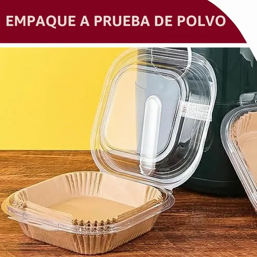 Vista 5 de Revestimientos para freidora de aire CHEFMAN de 2 cuartos de galón, mini forros para freidora de aire desechables para freidora de aire para Cosori