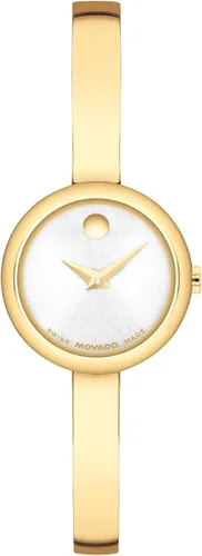 Vista 16 de Movado Women's Museum Bangle Watch – Swiss Quartz – 21 mm Case – Classic Stainless Steel Bracelet – Gift for Her