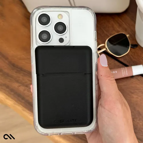 Vista 3 de Case-Mate Titular De La Tarjeta Magnética/Cartera Para IPhone Con Cierre