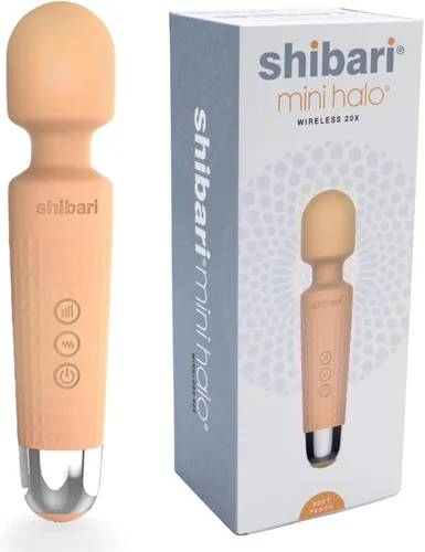 Vista 11 de Shibari Mini Vibrador Halo, Masajeador de Varita, Inalámbrico, Silencioso, Alta Potencia e Impermeable, Estimulación del Clítoris por Vibración