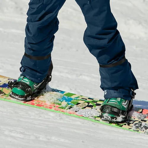 Vista 5 de Snowboard Leash - 41 Inch Adjustable Snowboard Leash Bindings Straps for Men & Women (2 Pcs, Black)