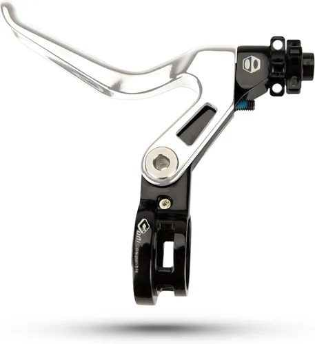 Vista 17 de Box One Genius - Palanca de freno BMX con abrazadera, tres palancas de freno reversibles de punto en V forjado en frío, alcance ajustable