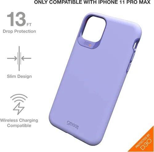 Vista 2 de Gear4 Holborn 702003835 - Funda compatible con iPhone 11 Pro Max, protección contra impactos avanzada, tecnología D3O integrada, protección trasera