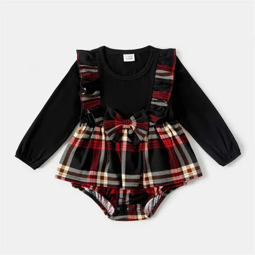 Vista 4 de PATPAT Conjuntos familiares a juego para mamá y yo, vestidos de manga corta, camiseta casual bodycon midi, conjunto a juego