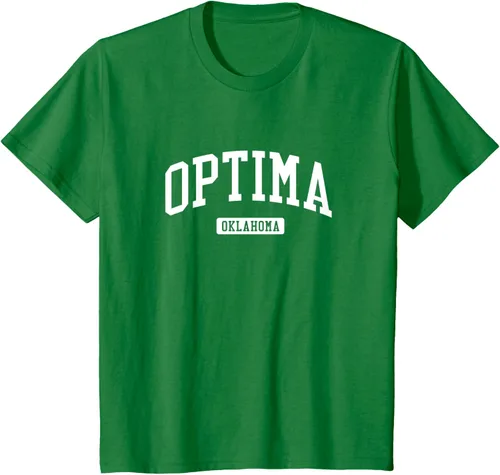 Vista 3 de Optima Oklahoma OK - Camiseta de diseño deportivo vintage, Negro