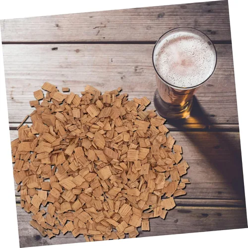 Vista 7 de KICHOUSE Paquete de 1 patatas fritas American Cubes Suministros de elaboración de cerveza de vino Cocinar trozos de madera Suministros para hacer