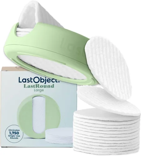 Vista 16 de LastRound - Almohadillas desmaquillantes reutilizables, 7 almohadillas de algodón lavables y ecológicas reutilizables para la cara, almohadillas