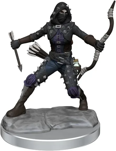 Vista 6 de WizKids D&D Frameworks: Human Rogue Female - Sin pintar y sin ensamblar