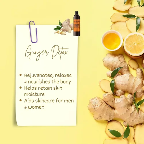 Vista 3 de Aceite de masaje Aesthetic Naturals (desintoxicación de jengibre)