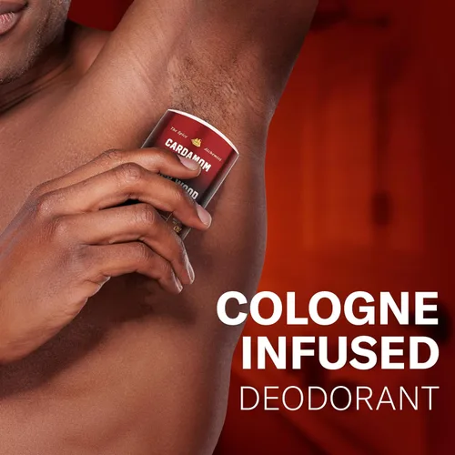 Vista 5 de Old Spice - Desodorante sin aluminio para hombres, cardamomo y madera