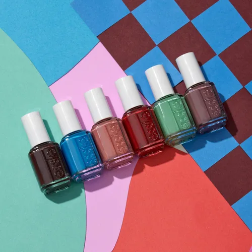 Vista 4 de essie - Esmalte de uñas de calidad de salón, vegano, Odd Squad, marrón rico, colección Odd Squad, 0.46 fl oz
