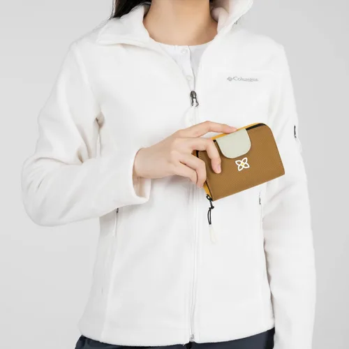 Vista 17 de Sherpani Barcelona, pequeña cartera de nailon plegable con bolsillo con cremallera para mujer, bolsa de viaje, protección RFID