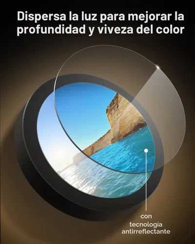 Vista 4 de ZAGG Glass Elite Protector de Lente de Cámara Anti-Deslumbrante para iPhone 16 Pro Max / 16 Pro - Vidrio Anti-Reflectante, 5X Más Fuerte, Sin