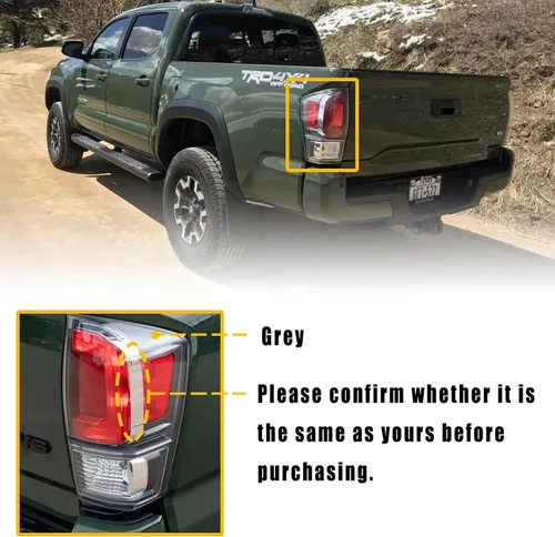 Vista 3 de Boine Compatible con Toyota Tacoma Pickup 2020 2021 2022 2023 Carcasa de Luz Trasera Estilo de Fábrica Lado Izquierdo del Conductor
