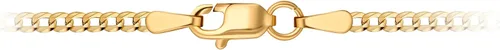 Vista 2 de Collar de cadena de oro macizo de 18 quilates, 564in, 332in, 18in, 532in, 1164in, 732in, 932in, fabricado en Italia