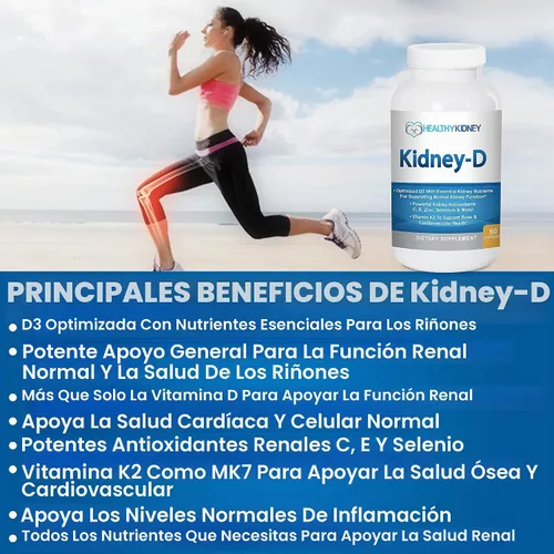 Vista 3 de Kidney Restore Suplemento de limpieza renal y salud renal + suplemento de riñón D