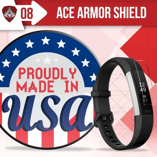 Vista 8 de Protector de pantalla Ace Armor Shield Protek Guard para el reloj inteligente Verizon Wear24 Wear 24 Android Wear 2.0
